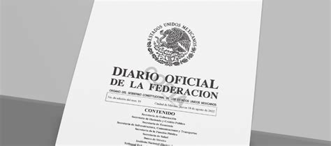 diario oficial de la federación 2023